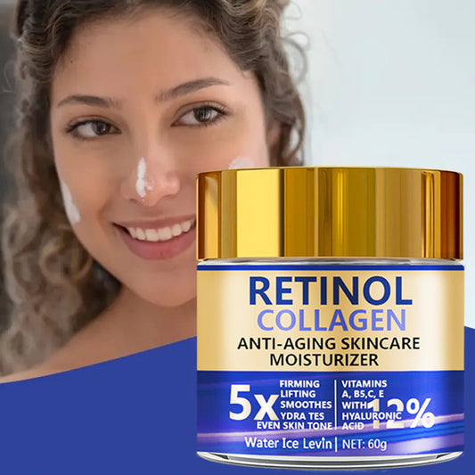 The Gadget Flame™ Retinol Collagen Renewal Cream Advanced Day & Night Moisturizer with Retinol, Collagen & Hyaluronic Acid – 60g