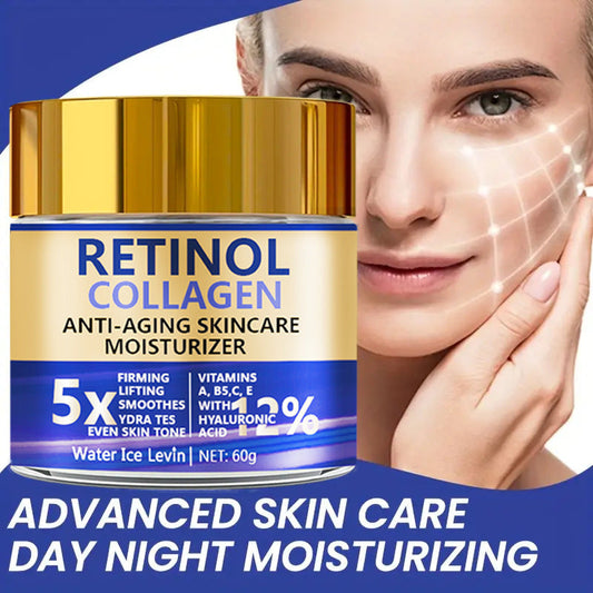 The Gadget Flame™ Retinol Collagen Renewal Cream Advanced Day & Night Moisturizer with Retinol, Collagen & Hyaluronic Acid – 60g