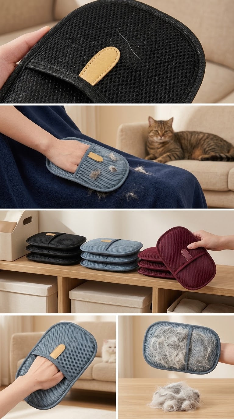 The Gadget Flame™ Premium Pet Hair Remover | Reusable Static Cleaning Pad