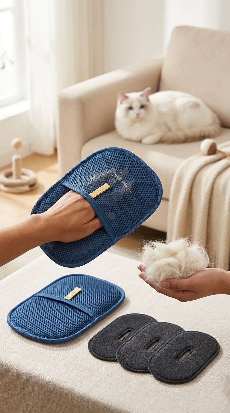 The Gadget Flame™ Premium Pet Hair Remover | Reusable Static Cleaning Pad