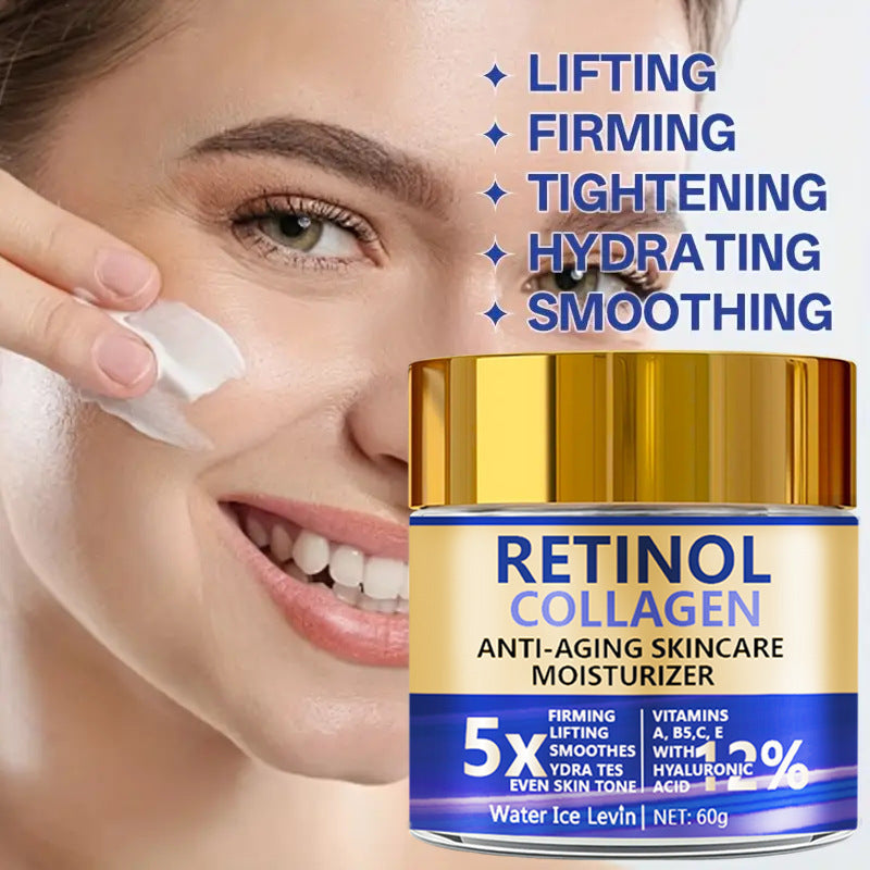 The Gadget Flame™ Retinol Collagen Renewal Cream Advanced Day & Night Moisturizer with Retinol, Collagen & Hyaluronic Acid – 60g