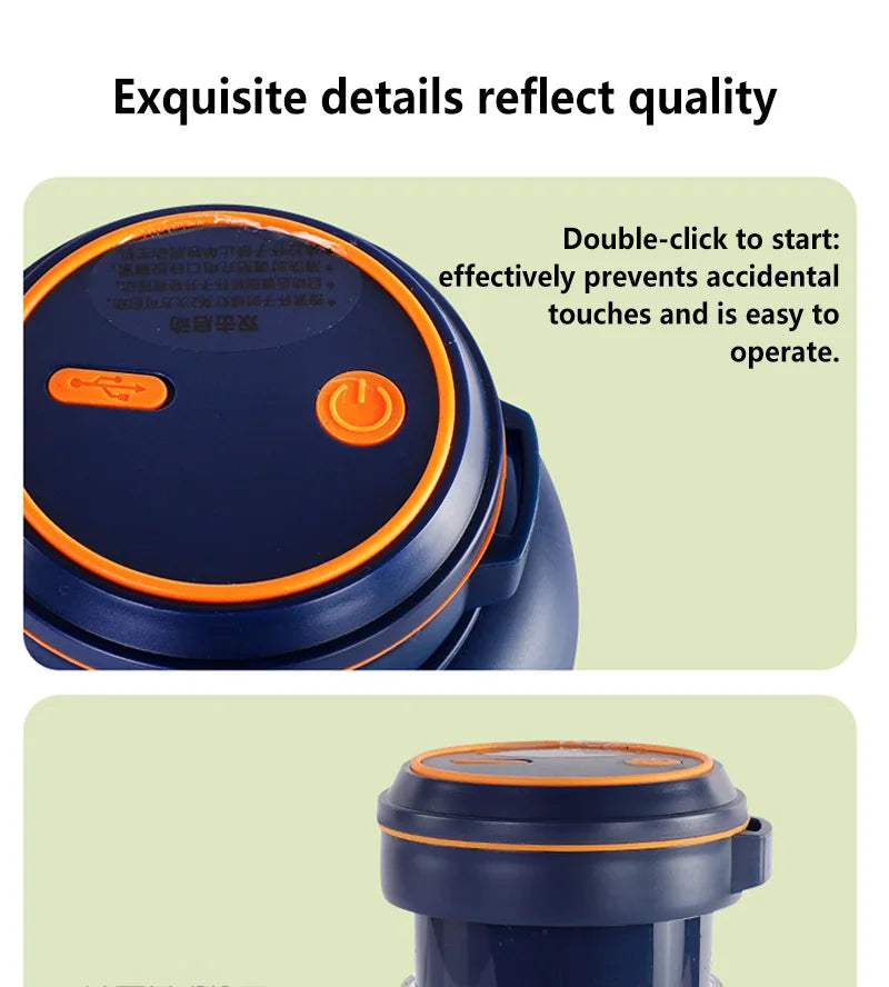 The Gadget Flame™ Smart Portable Blender Bottle for Smoothies & Shakes