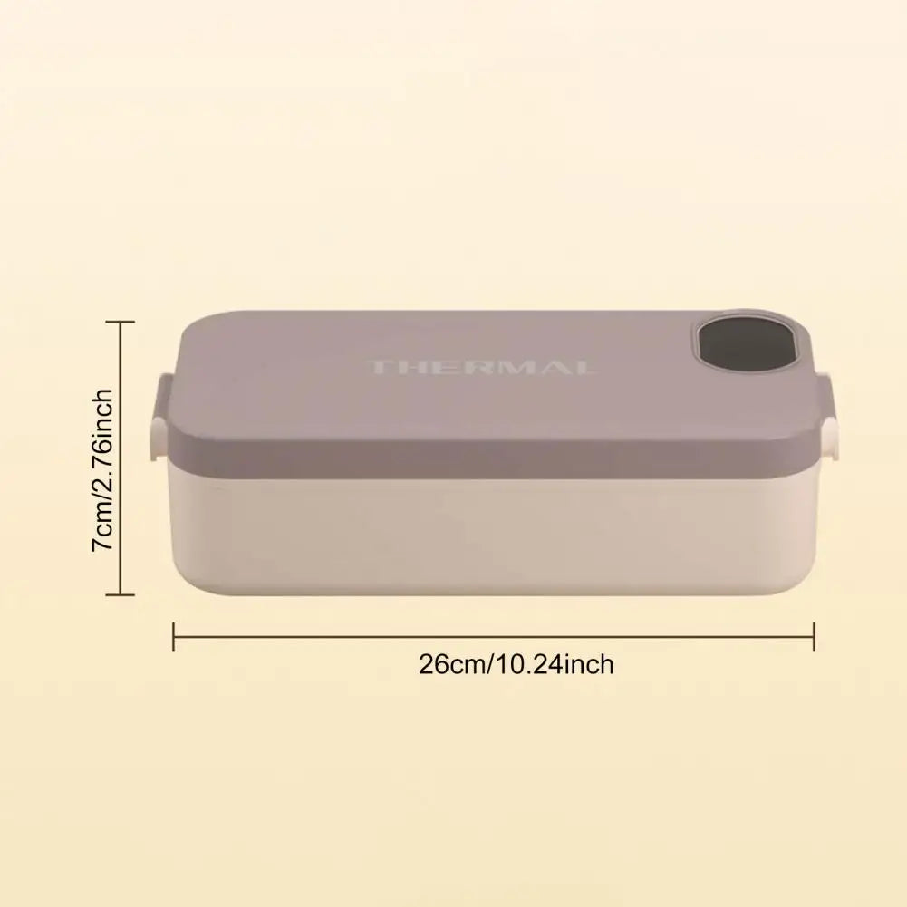 The Gadget Flame™ Electric Heated Lunch Box – Portable Food Warmer with Stainless Steel Container