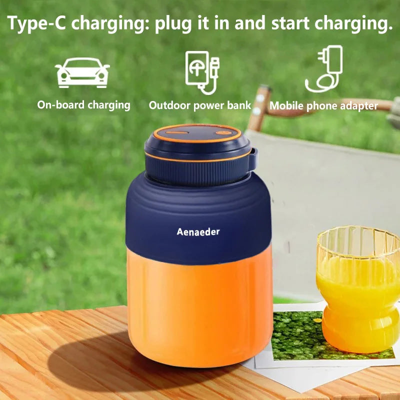 The Gadget Flame™ Smart Portable Blender Bottle for Smoothies & Shakes