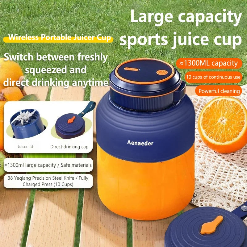 The Gadget Flame™ Smart Portable Blender Bottle for Smoothies & Shakes