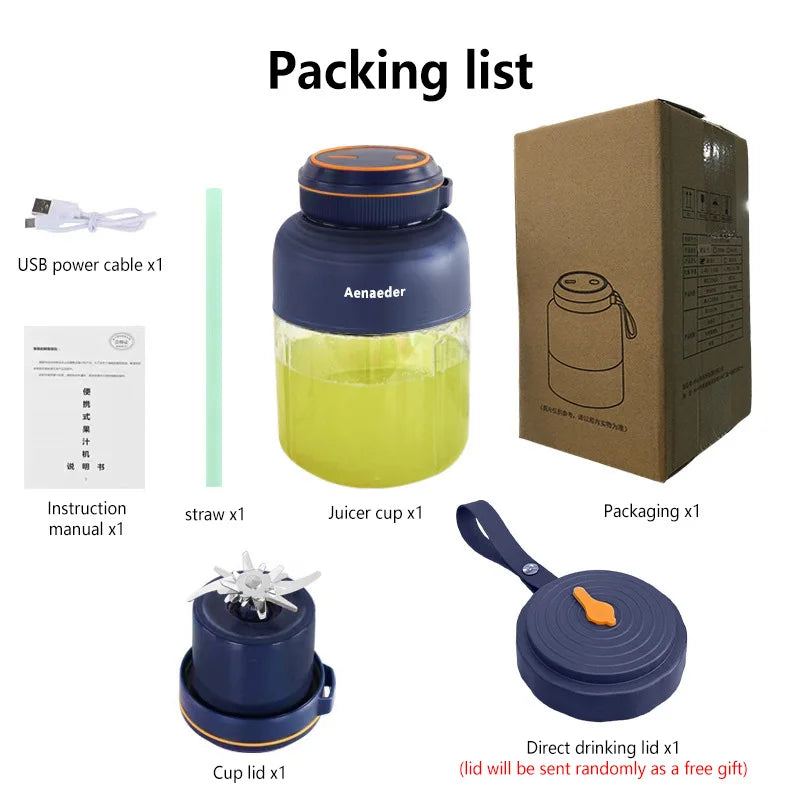 The Gadget Flame™ Smart Portable Blender Bottle for Smoothies & Shakes